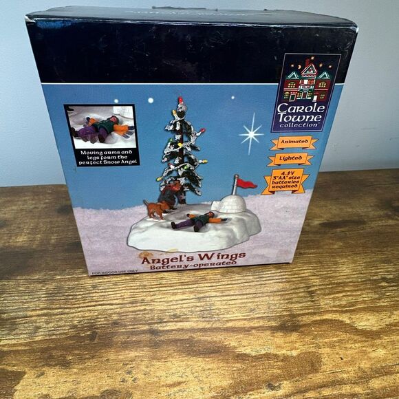 Lemax 2004 Angel’s Wings Lighted & Animated Accent Christmas Village Accent - Picture 8 of 13